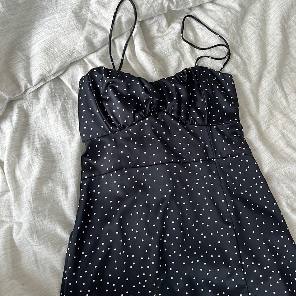 Zara strap dress with slit